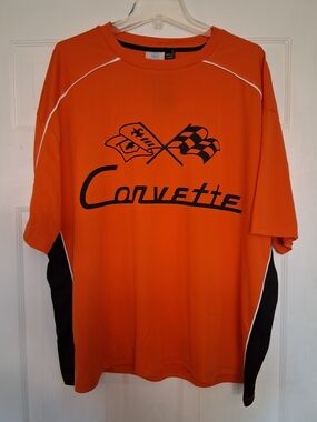 Corvette Men’s Short Sleeve Performance Tee - Orange